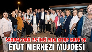 Sandal’dan 75’inci yıla Kitap Kafe ve Etüt Merkezi müjdesi
