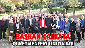 Başkan Çalkaya Öğretmenleri Unutmadı