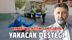 Bayraklı’da ihtiyaç sahiplerine yakacak desteği