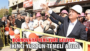 Bornova'ya yeni yurt geliyor... İkinci yurdun temeli atıldı
