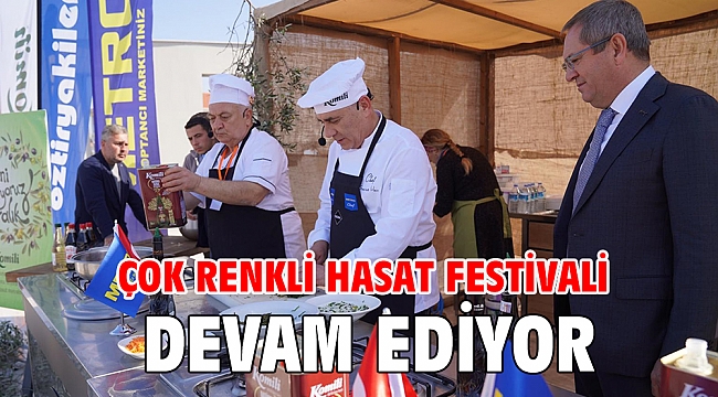 Çok Renkli Hasat Festivali devam ediyor