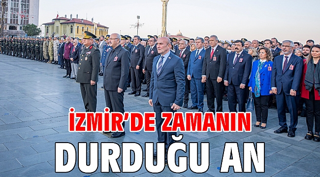 İzmir'de zamanın durduğu an