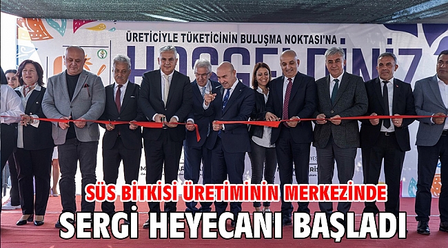 Süs bitkisi üretiminin merkezinde sergi heyecanı başladı