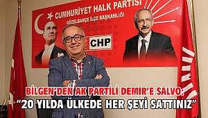 “20 YILDA ÜLKEDE HER ŞEYİ SATTINIZ”
