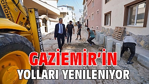 Gaziemir’in yolları yenileniyor
