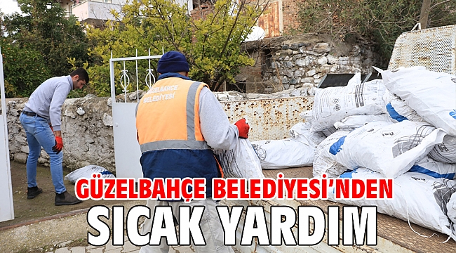 Güzelbahçe Belediyesi’nden Sıcak Yardım
