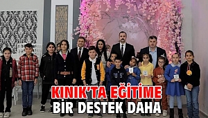 Kınık’ta eğitime bir destek daha