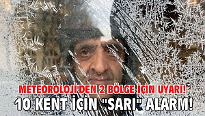 Meteoroloji'den 2 bölge için uyarı! 10 kent için 