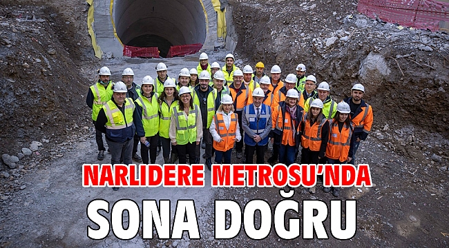 Narlıdere Metrosu’nda sona doğru
