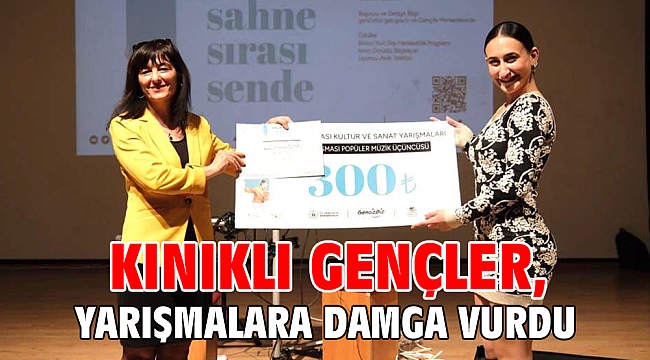 Kınıklı gençler, yarışmalara damga vurdu
