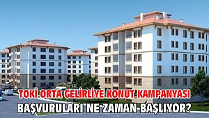 TOKİ Orta Gelirliye Konut kampanyası başvuruları ne zaman başlıyor?