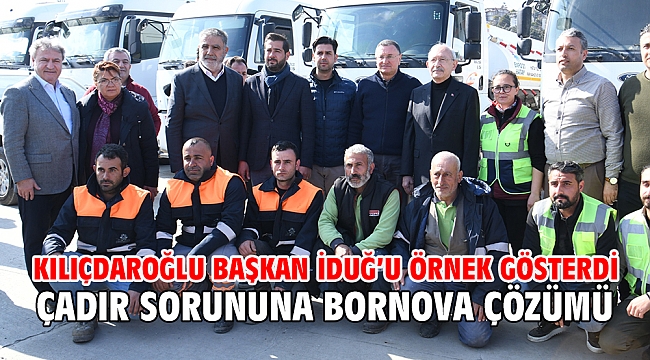 Çadır sorununa Bornova çözümü