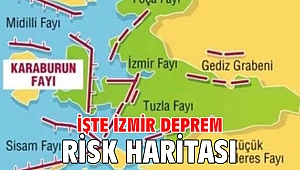 İşte İzmir deprem risk haritası