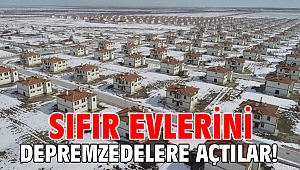 Sıfır evlerini depremzedelere açtılar!