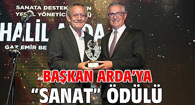 Başkan Arda’ya “sanat” ödülü