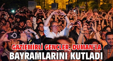 Gaziemirli gençler, Duman'la bayramlarını kutladı