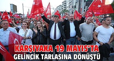 Karşıyaka 19 Mayıs’ta gelincik tarlasına dönüştü