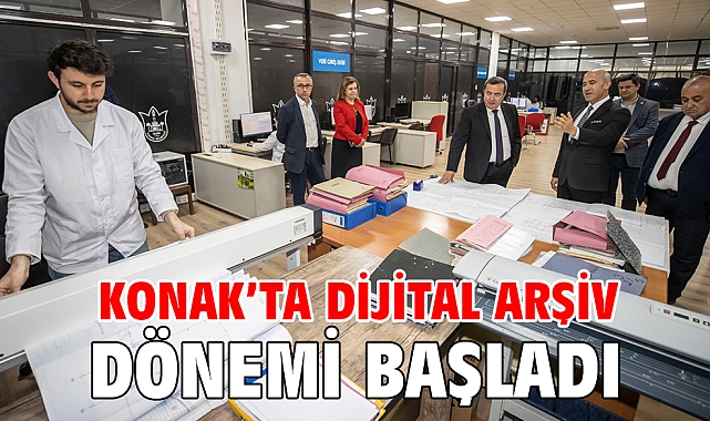 Konak’ta dijital arşiv dönemi başladı
