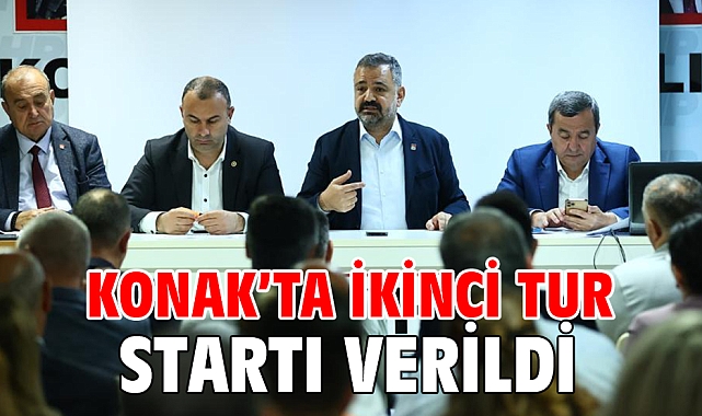 Konak’ta ikinci tur startı verildi