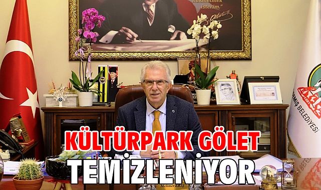 Kültürpark Gölet Temizleniyor