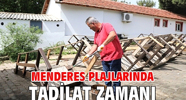 Menderes Plajlarında Tadilat Zamanı