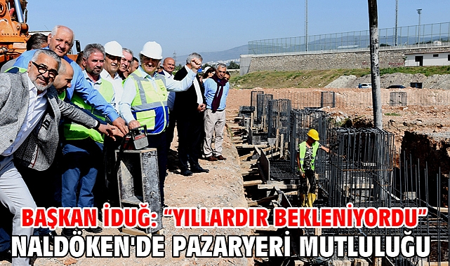 Naldöken'de pazaryeri mutluluğu