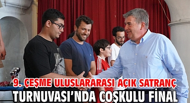 9. Çeşme Uluslararası Açık Satranç Turnuvası’nda coşkulu final