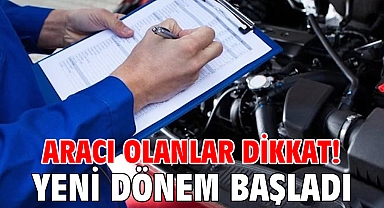 Aracı olanlar dikkat! Yeni dönem başladı