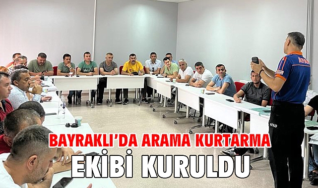 ayraklı’da arama kurtarma ekibi kuruldu