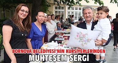 Bornova Belediyesi'nin kursiyerlerinden muhteşem sergi