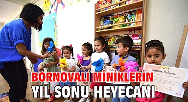 Bornovalı miniklerin yıl sonu heyecanı