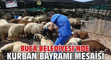 Buca Belediyesi'nde Kurban Bayramı mesaisi