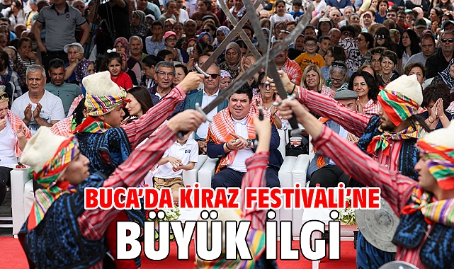 Buca’da Kiraz Festivali’ne büyük ilgi