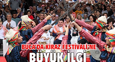 Buca’da Kiraz Festivali’ne büyük ilgi