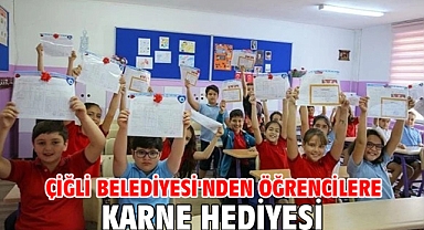 Çiğli Belediyesi’nden Öğrencilere Karne Hediyesi