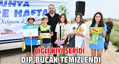 Çiğli Kıyı Şeridi Dip Bucak Temizlendi