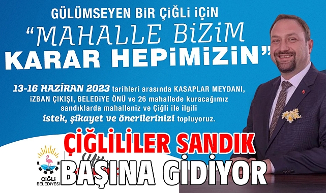 Çiğlililer Sandık Başına Gidiyor
