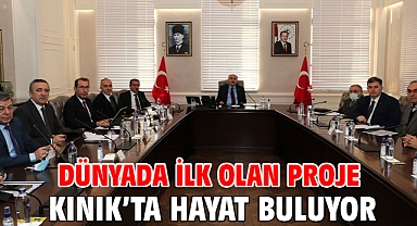Dünyada İlk Olan Proje Kınık’ta Hayat Buluyor