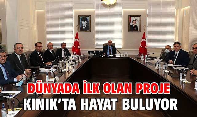 Dünyada İlk Olan Proje Kınık’ta Hayat Buluyor