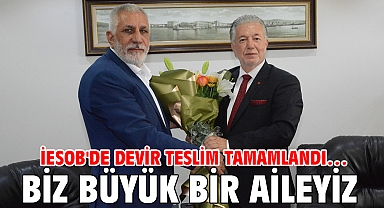 İESOB'de devir teslim tamamlandı…