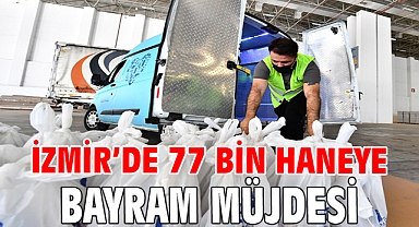 İzmir’de 77 bin haneye bayram müjdesi