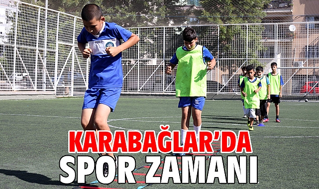 Karabağlar’da spor zamanı