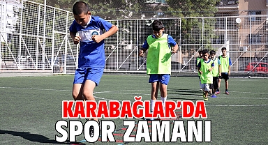 Karabağlar’da spor zamanı
