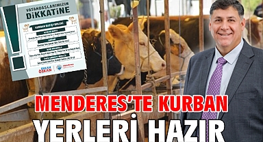 Menderes'te Kurban Yerleri Hazır