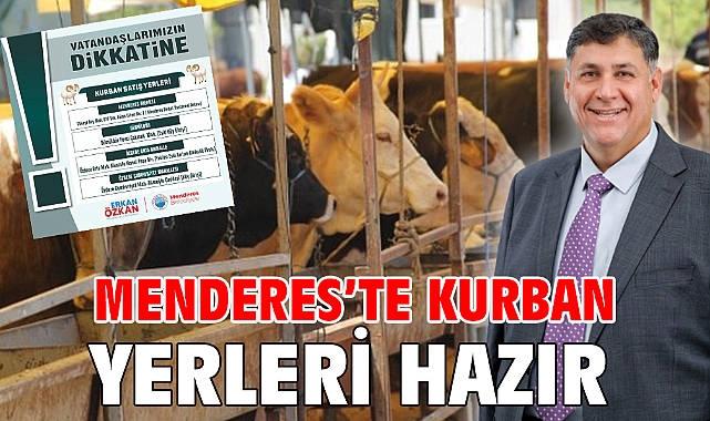 Menderes'te Kurban Yerleri Hazır