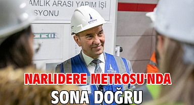 Narlıdere Metrosu'nda sona doğru