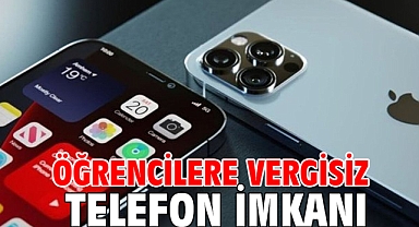 Öğrencilere vergisiz telefon imkanı