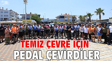 Temiz Çevre İçin Pedal Çevirdiler