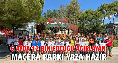 6 ayda 12 bin çocuğu ağırlayan Macera Parkı yaza hazır