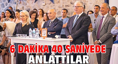 6 dakika 40 saniyede anlattılar